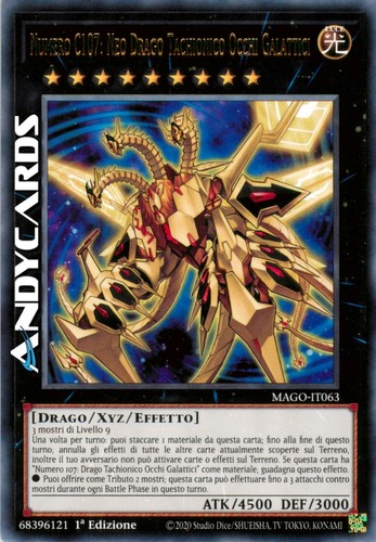 Numero c107 drago - drago, galattico