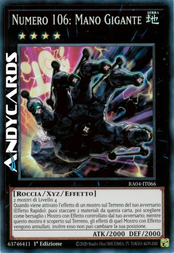 Numero 106 mano - numero,