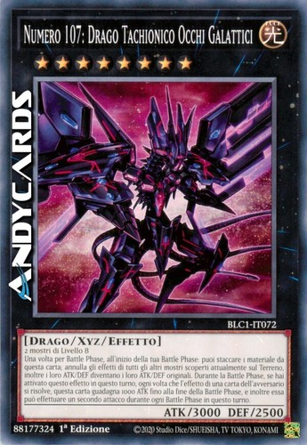 Numero 107 drago tachionico - numero,