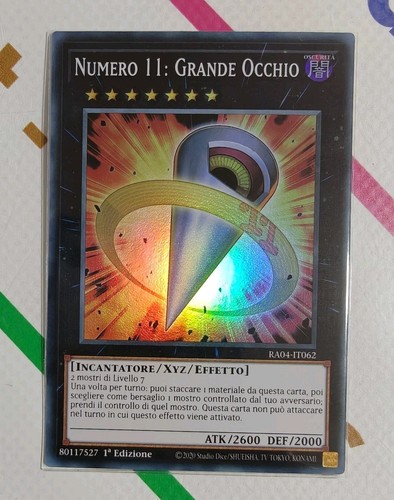 Numero grande occhio - grande, •