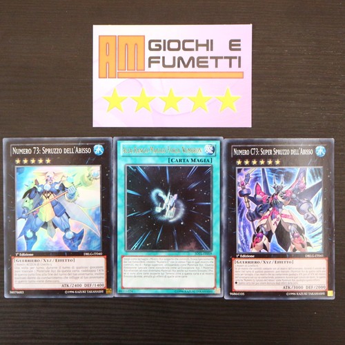 Lotto carte numero e - 73, c73