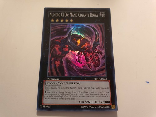 Carta numero c106 - gi,